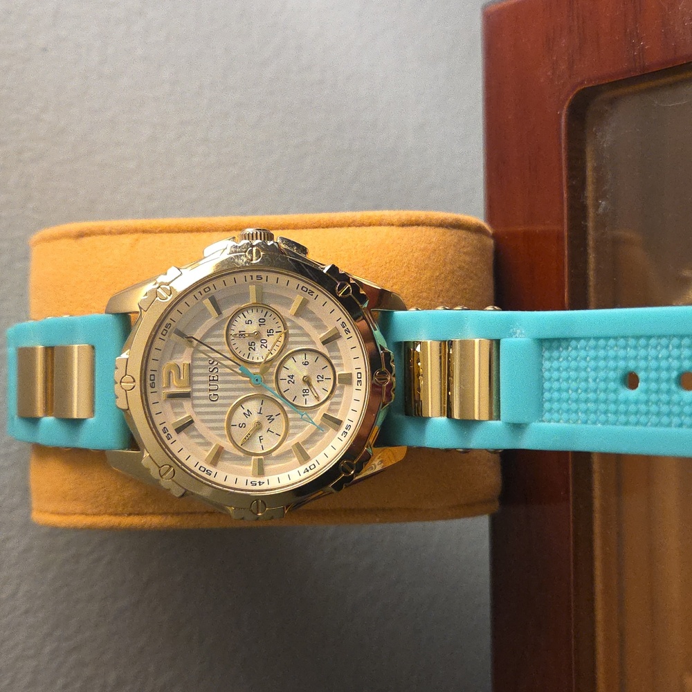Guess Teal Strap Women's Watch